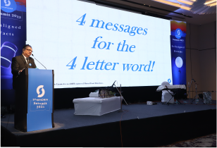 Symphonia Summit 2023 presentation on stage